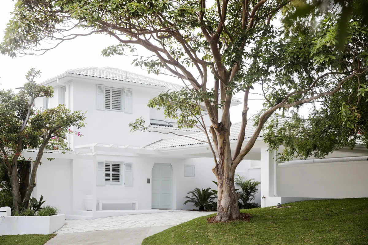 Concrete tiled roof on an Australian home — Monier-style concrete tiles